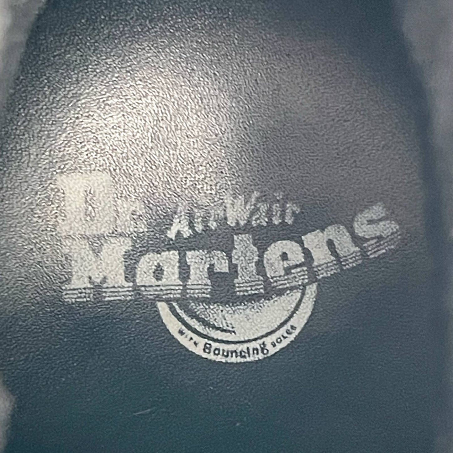 Dr. Martens Magdalena Black Blackout Monochromatic Leather Heeled Ankle Boots Size 7