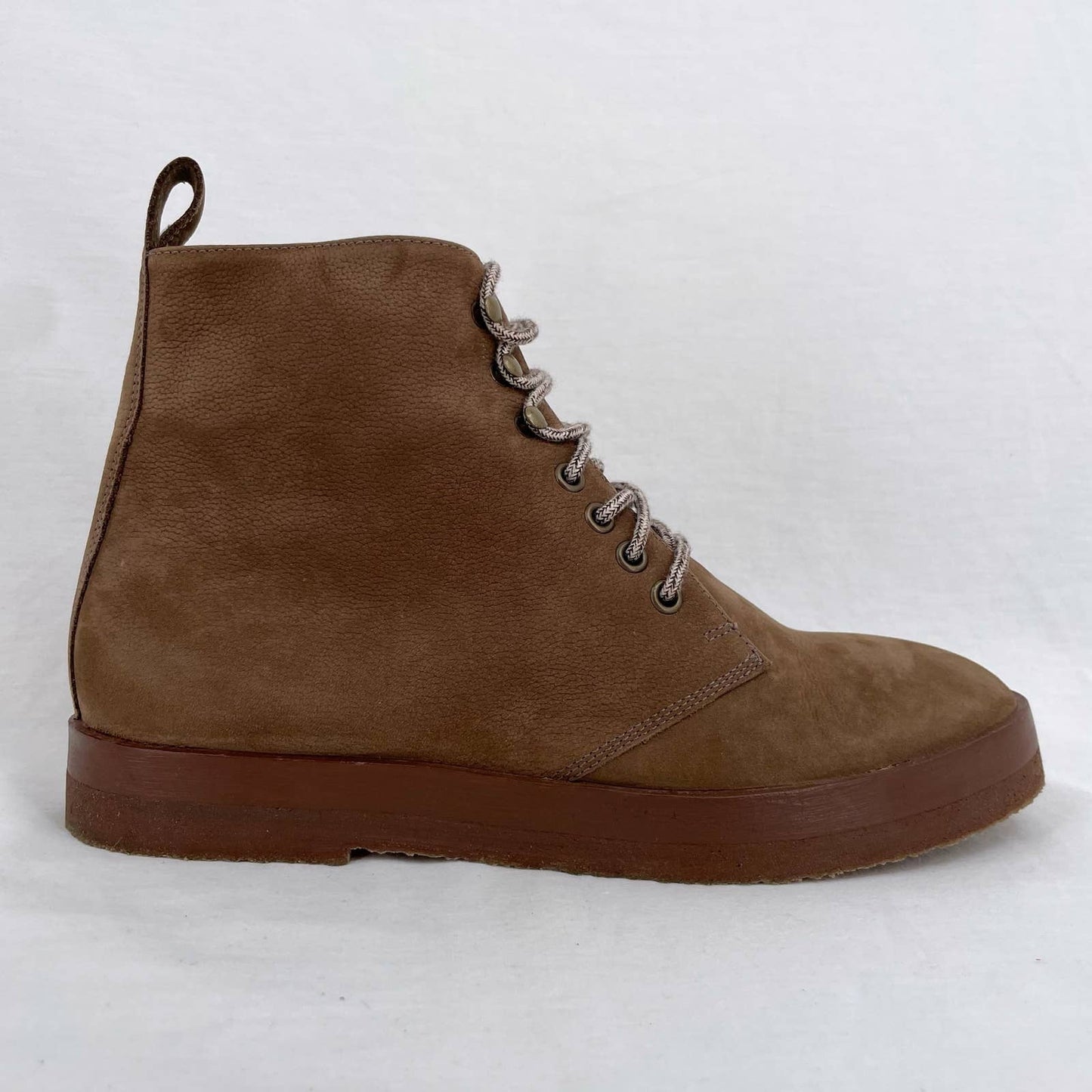 Jenni Kayne Canyon Boot Oiled Leather Nubuck Stone Retro Hiking Vibes Neutral Size EU 40
