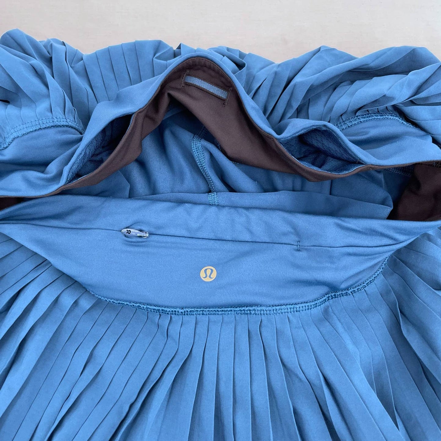 Lululemon Pleat to Street II Blue Aqua Poseidon Sea Mist Skirt Skort Ballerina Size 6