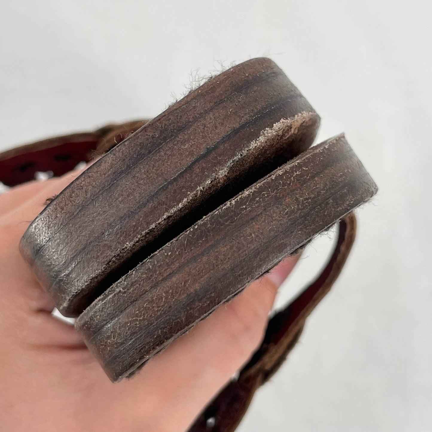 Freebird by Steven Vallarta Celestial Dark Brown Leather Thong Style Sandals Size 7