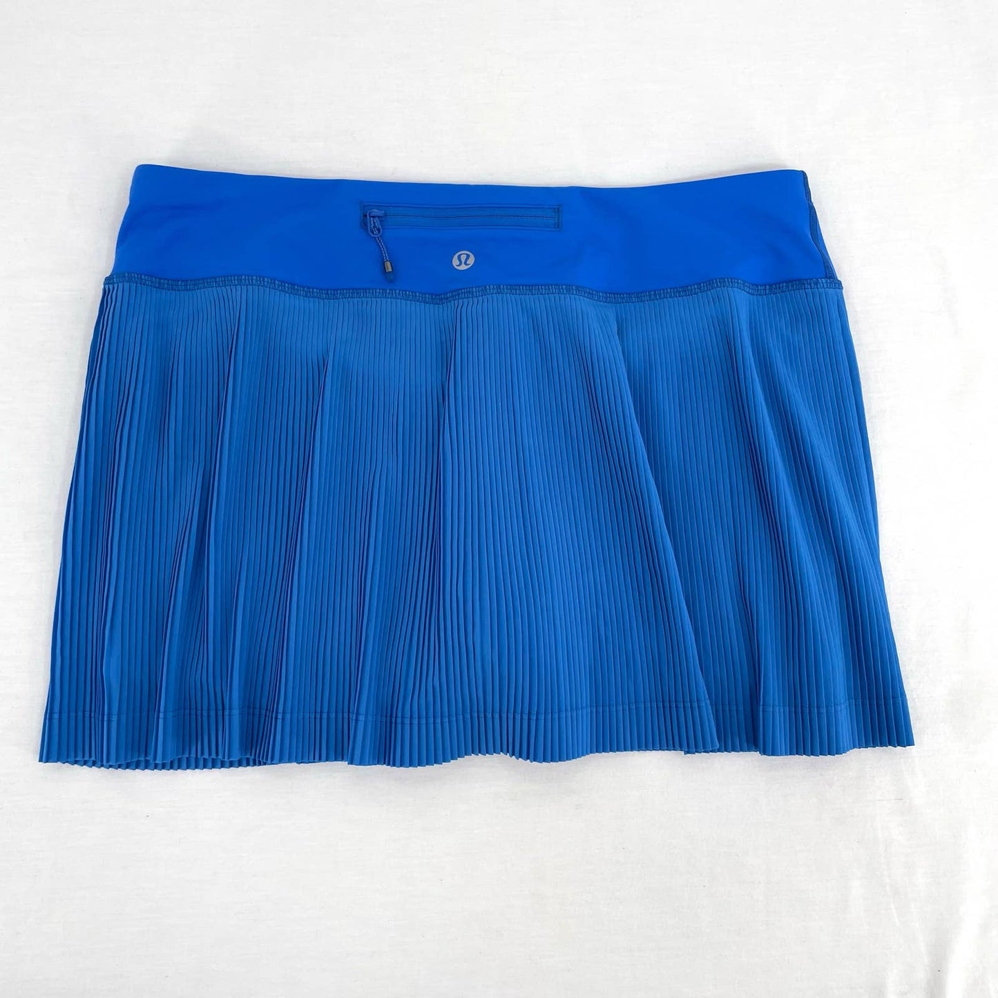 Lululemon Pleat to Street III Pipe Dream Bright Blue Tennis Skirt Active Skort Size 8
