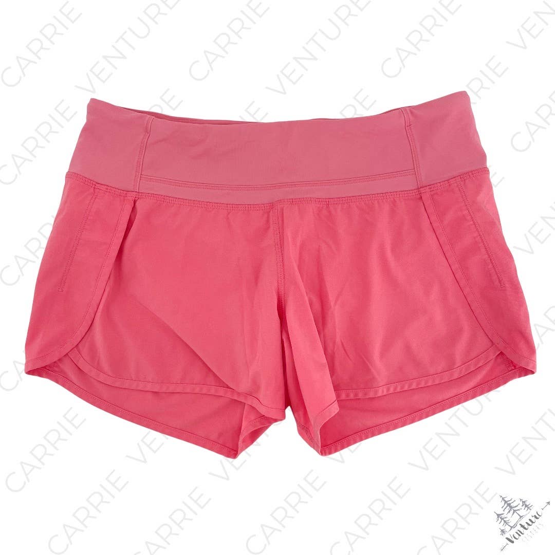 Lululemon Run Times Short Pink Lemonade Bubblegum Hot Pink Running Active Shorts Size 6