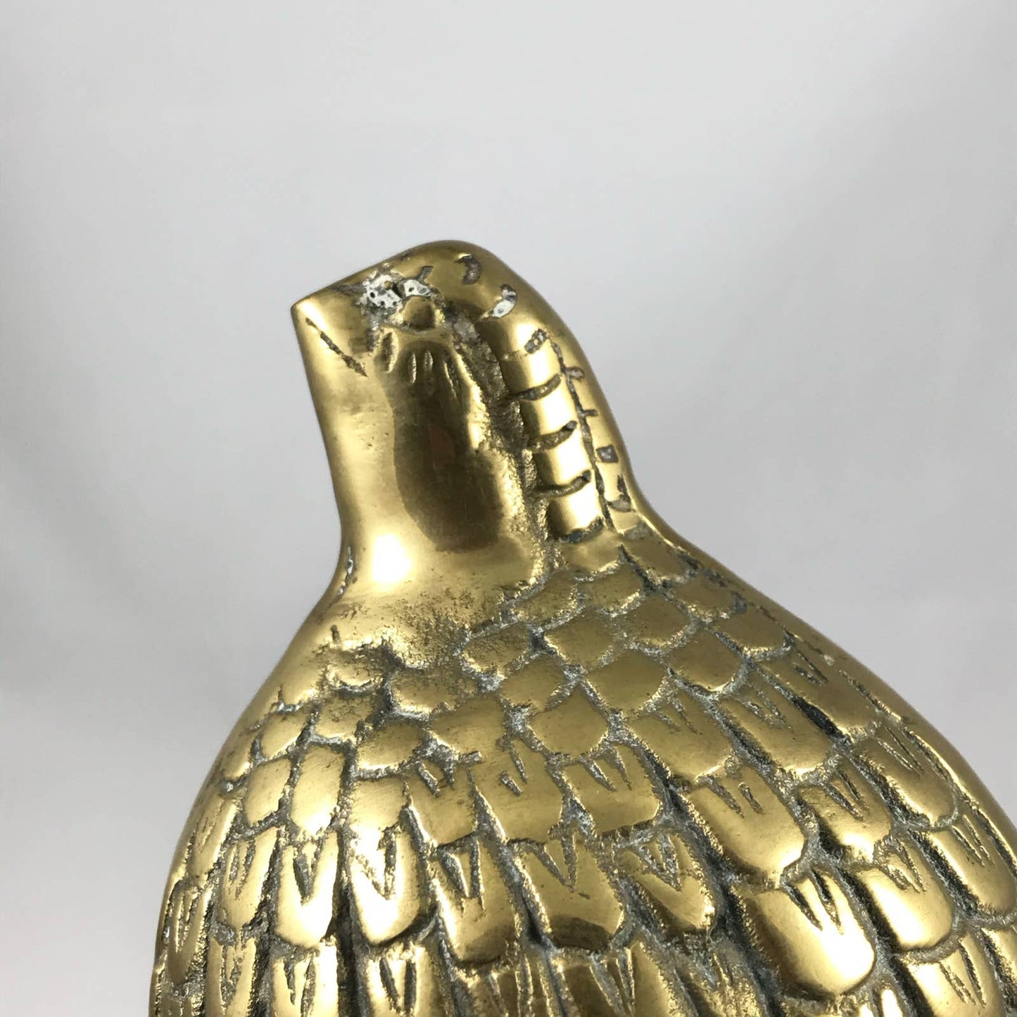 Vintage Brass Quail Grouse Set of 3 MidMod Game Bird Rustic Chic Farmhouse Decor