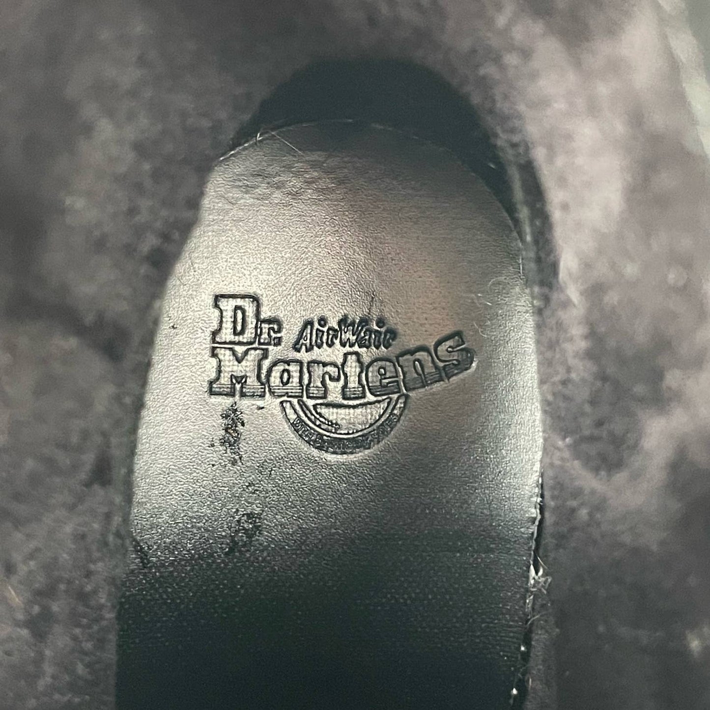 Dr. Martens Magdalena II Black Heeled Boots Zippers Lug Sole Chunky Heel Size 9