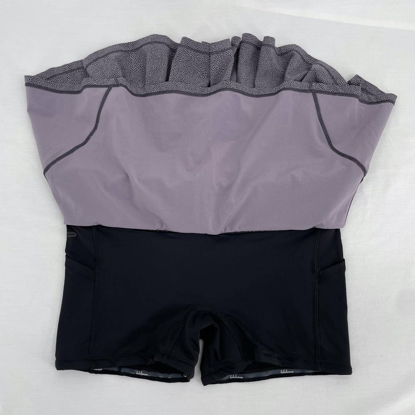 Lululemon Circuit Breaker II Skirt Disperse Dusky Lavender Purple Grey Skort Size 6