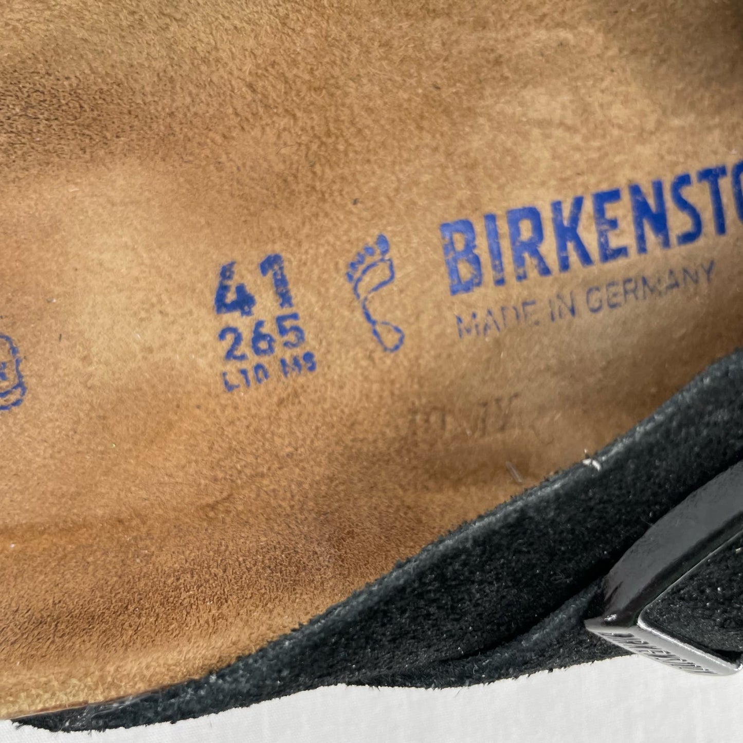 Birkenstock Black Suede Boston Clogs Soft Leather Slip On Shoe Unisex Size EU 41