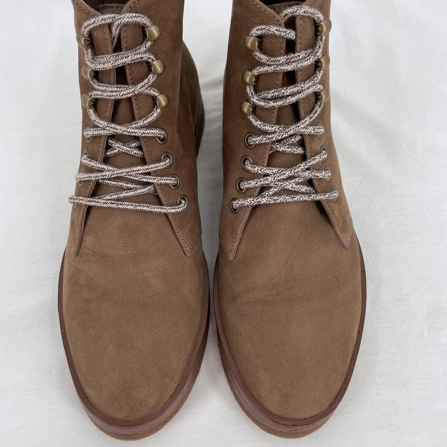 Jenni Kayne Canyon Boot Oiled Leather Nubuck Stone Retro Hiking Vibes Neutral Size EU 40