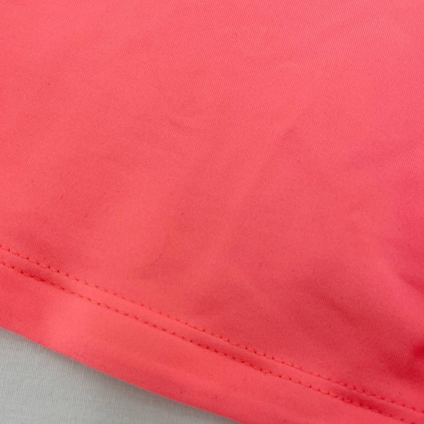 Lululemon Pleat To Street II Skirt Neon Grapefruit Pleated Skort Tennis Orange Size 10