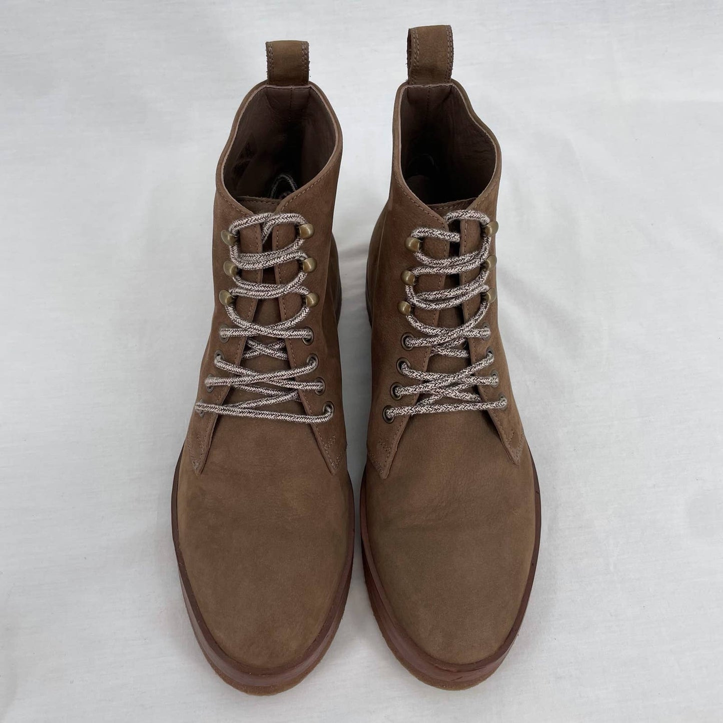Jenni Kayne Canyon Boot Oiled Leather Nubuck Stone Retro Hiking Vibes Neutral Size EU 40