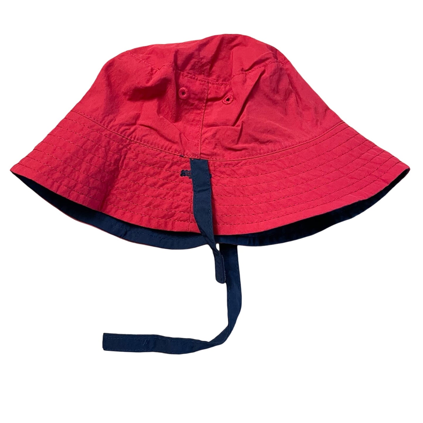 Old Navy Bucket Hat Reversible Navy Blue Red Summer Memorial Day 4th of July 0-6