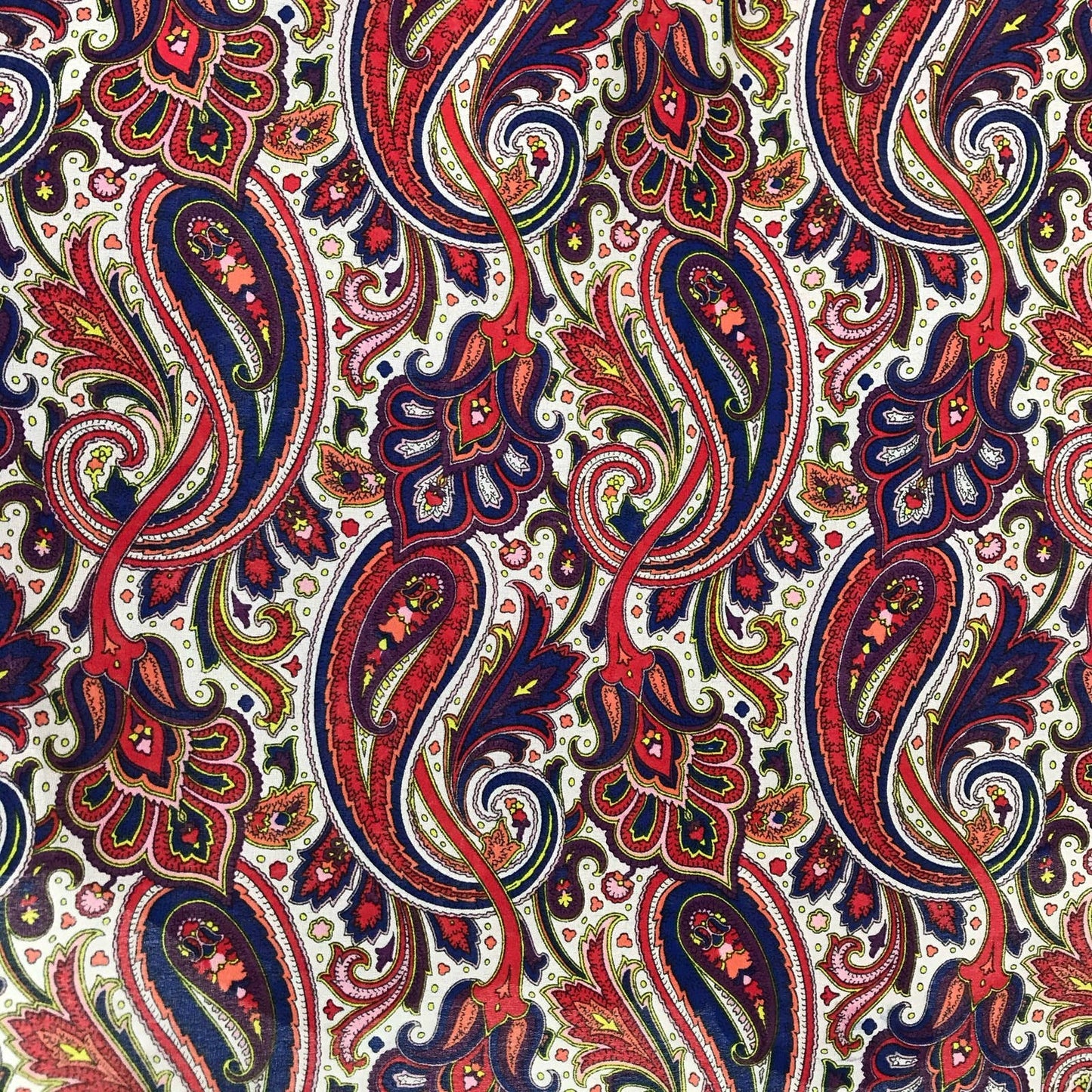 Liz Claiborne Paisley Floral Print Adjustable Roll Sleeve Jewel Tone Blouse Size S