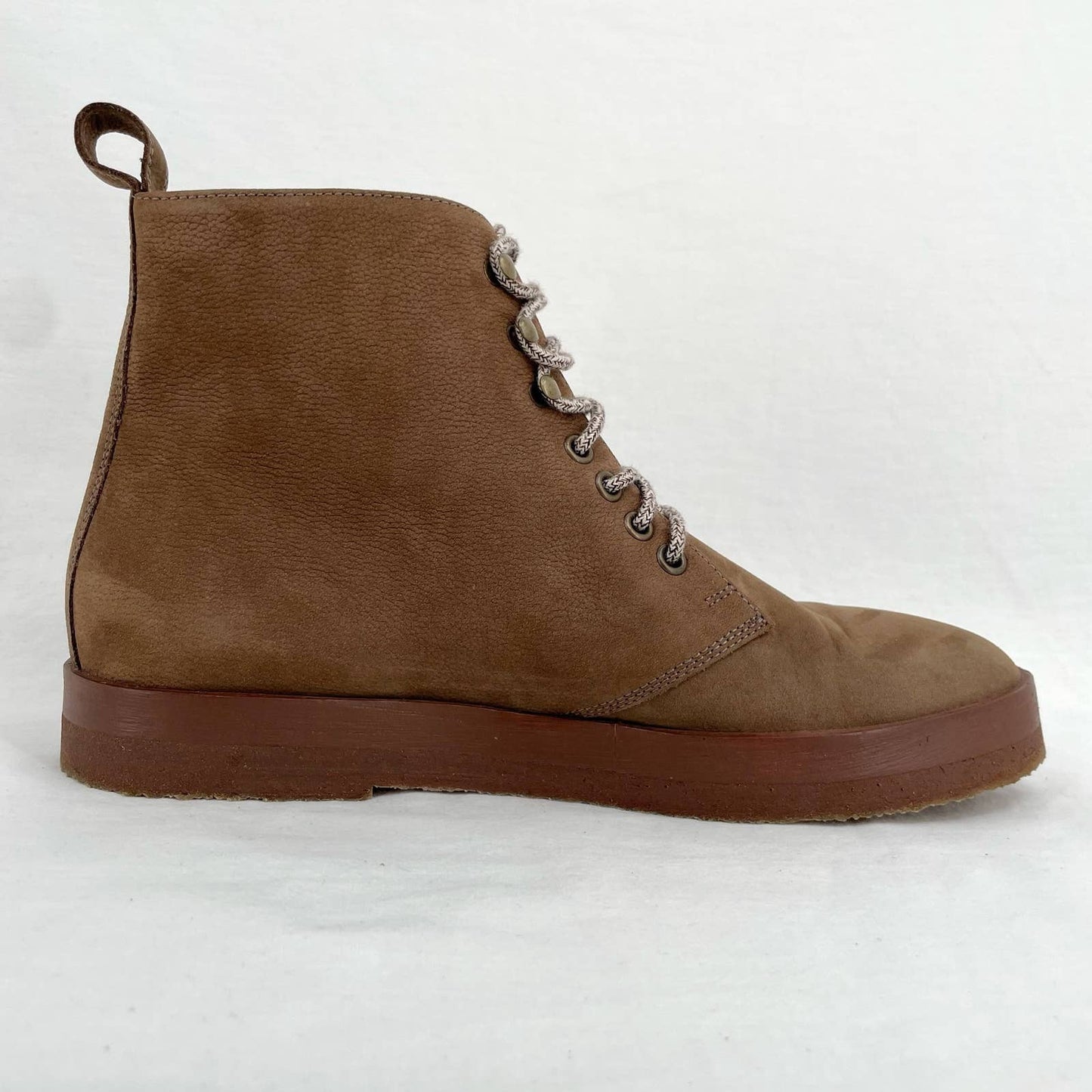 Jenni Kayne Canyon Boot Oiled Leather Nubuck Stone Retro Hiking Vibes Neutral Size EU 40