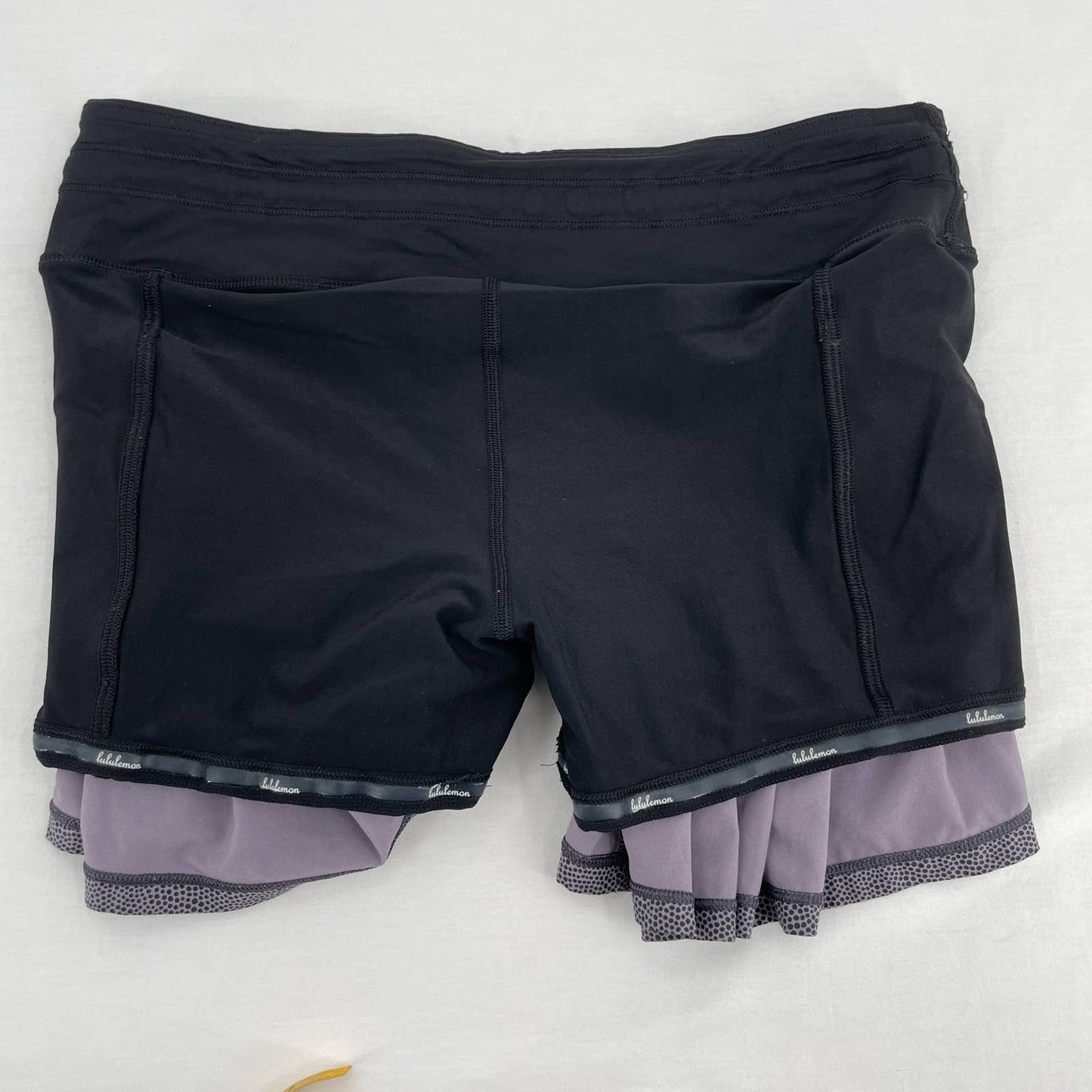Lululemon Circuit Breaker II Skirt Disperse Dusky Lavender Purple Grey Skort Size 6