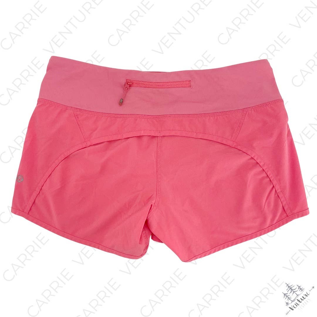 Lululemon Run Times Short Pink Lemonade Bubblegum Hot Pink Running Active Shorts Size 6