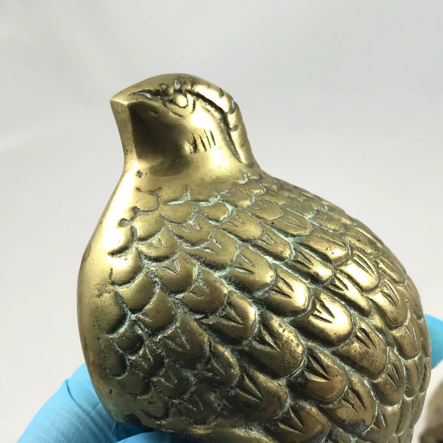 Vintage Brass Quail Grouse Set of 3 MidMod Game Bird Rustic Chic Farmhouse Decor