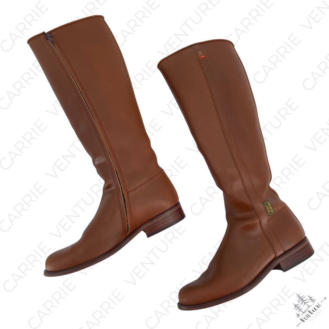 Dakota Boots Spanish Leather Horse Riding Equestrian Tan 290 Valverde del Camino Size EU 38