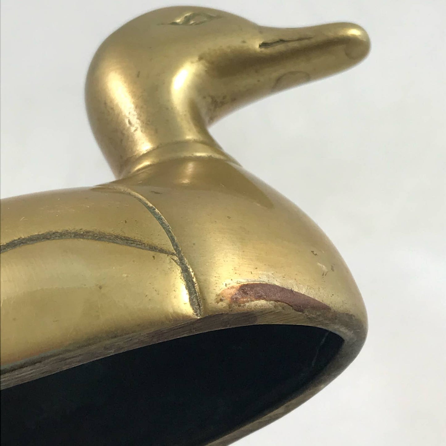 Vintage Brass Duck Rustic Cabin Mid-Century Shabby Farmhouse Traditional Decor