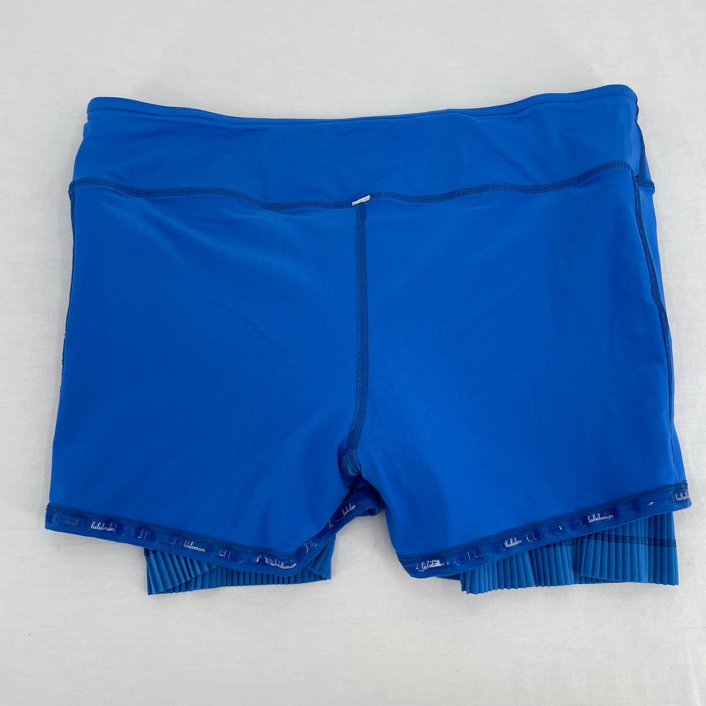 Lululemon Pleat to Street III Pipe Dream Bright Blue Tennis Skirt Active Skort Size 8