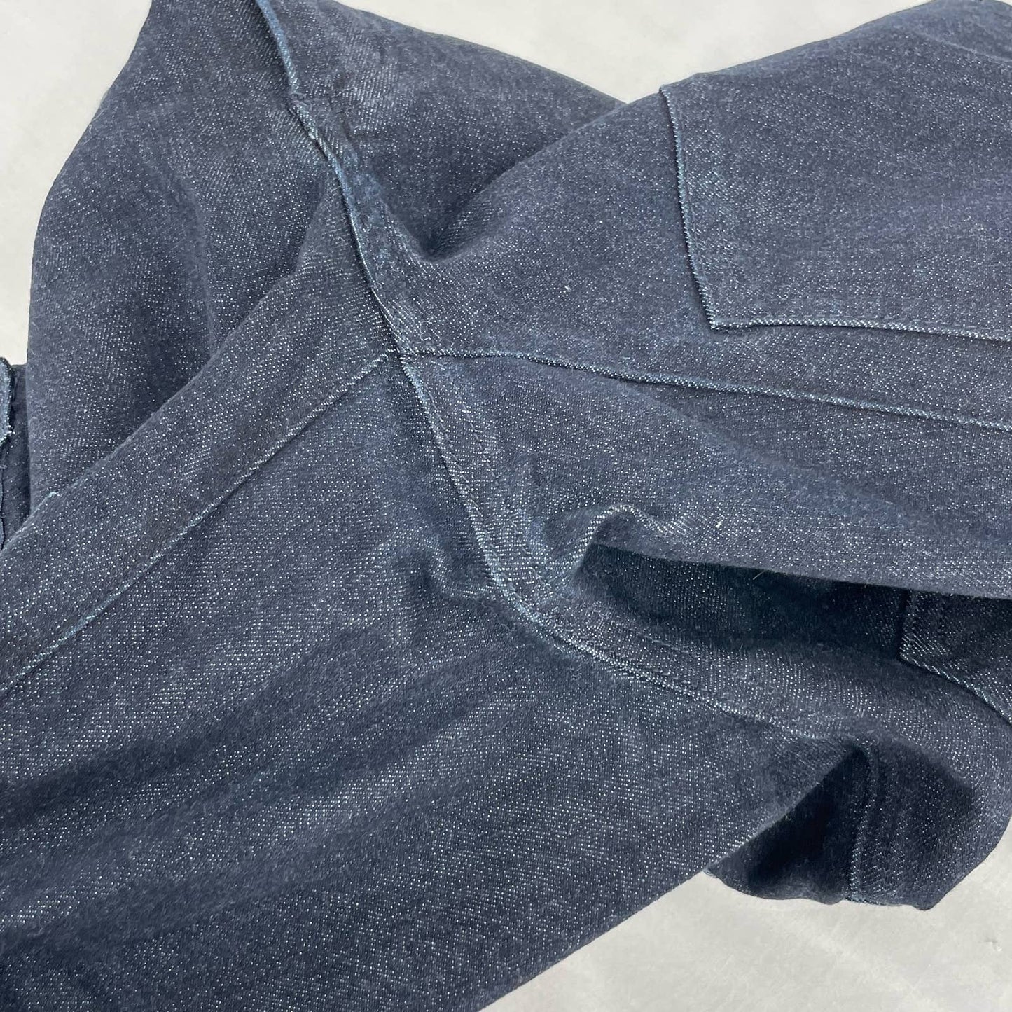 Duluth Trading Work Jeans Double Flex Double-Chapped Bootcut Dark Blue Size 6/31