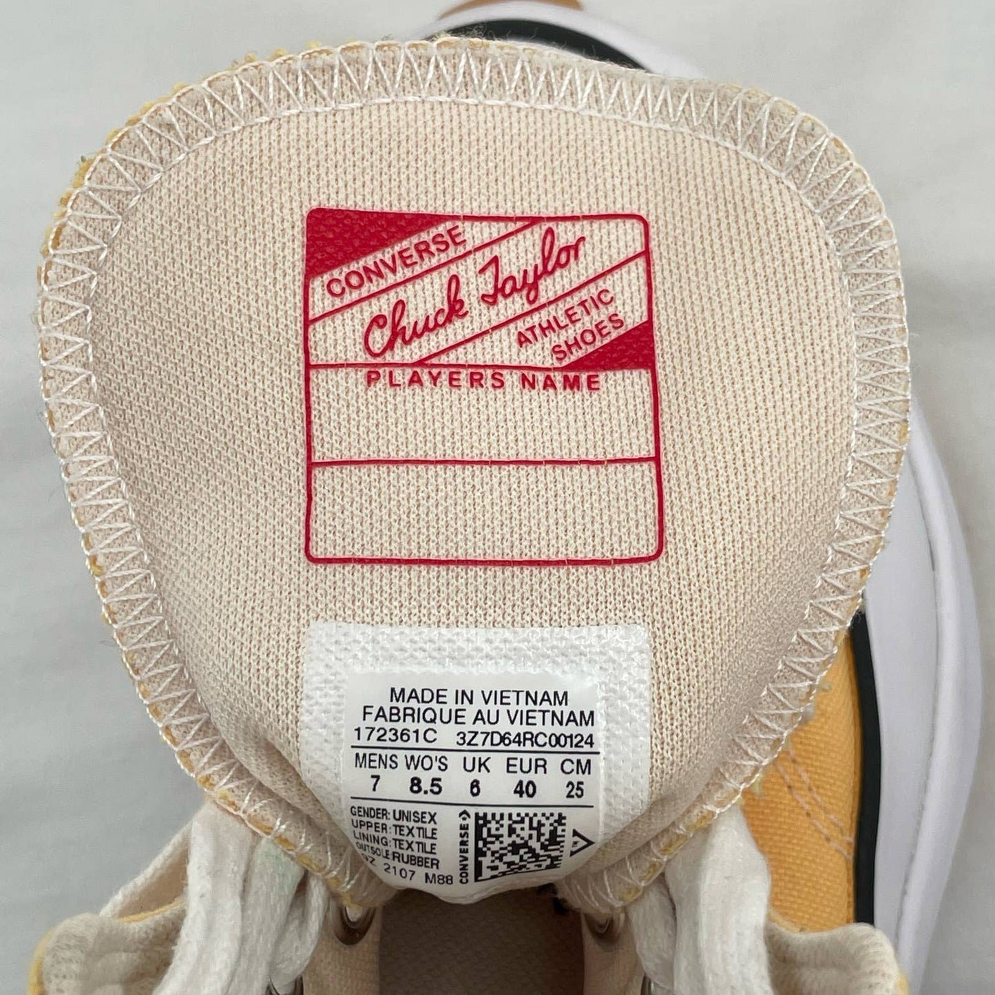 Converse Run Star Hike High Yellow Citron Zest Gum Platform Sneakers Shoes Size W 8.5