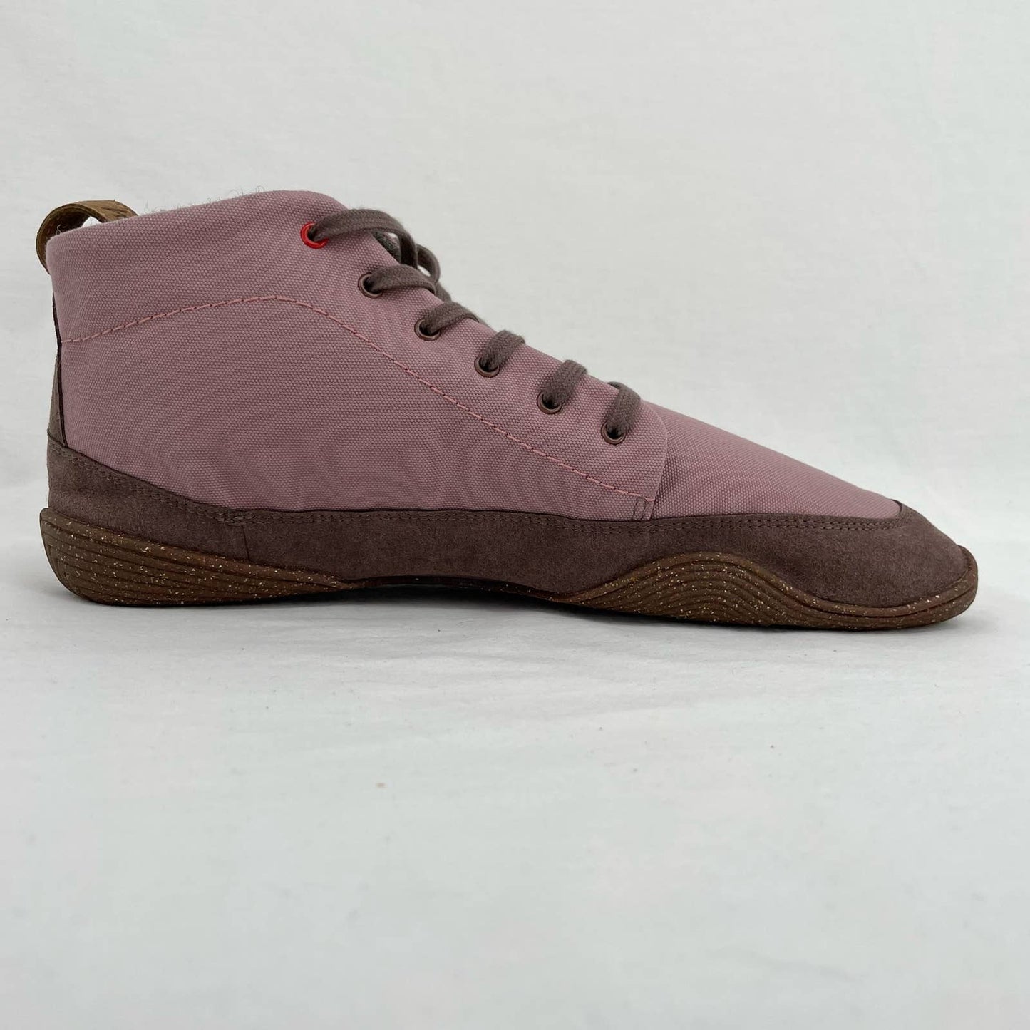 Wildling Winter Heath Rosewood Canvas Wool Barefoot Shoes Ankle Boots Unisex Size 43