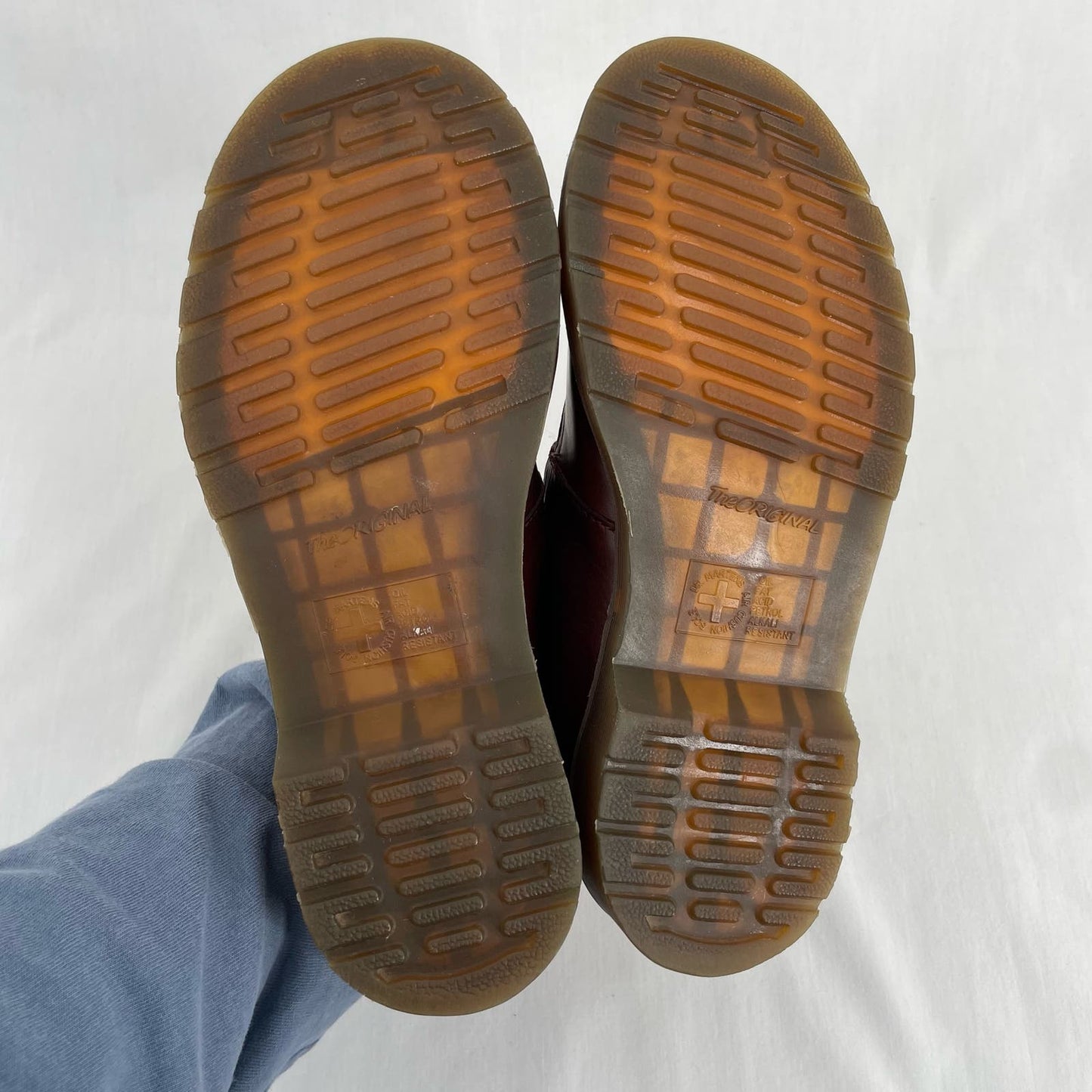 Dr. Martens Mary Jane Brown Smooth Leather Double Buckle Oxford Classic Shoes Size 8