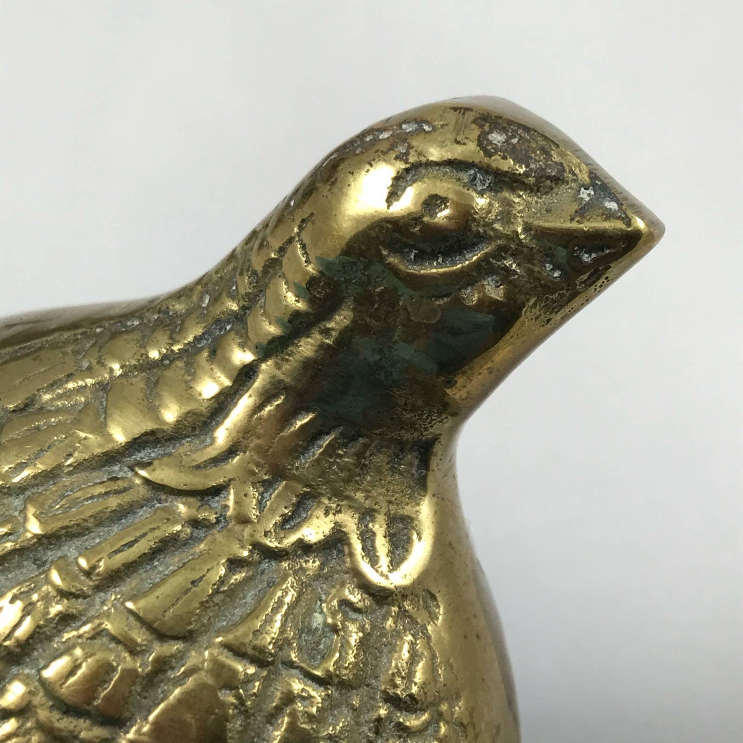 Vintage Brass Quail Grouse Set of 3 MidMod Game Bird Rustic Chic Farmhouse Decor