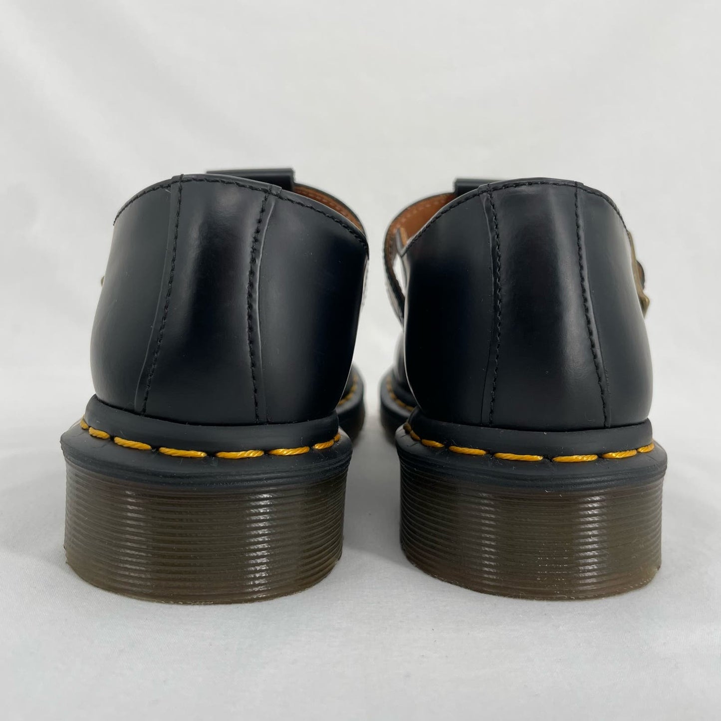 Dr. Martens Polley Mary Jane Black Smooth Leather Classic Academia Style Shoes Size 6