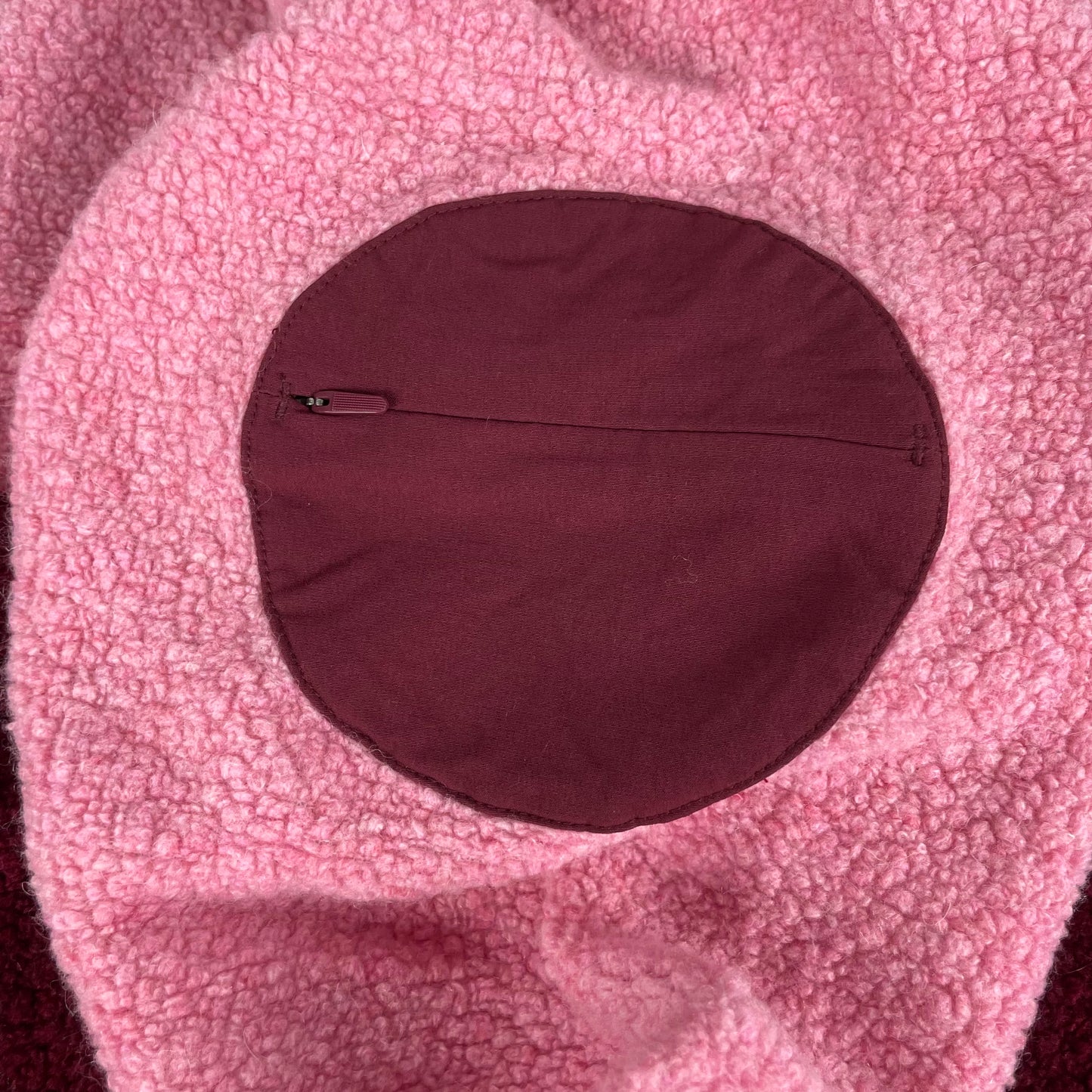 Outdoor Voices Megafleece Himalayan Seasalt Truffle Pink 1/2 Zip Fleece Jacket Size XS
