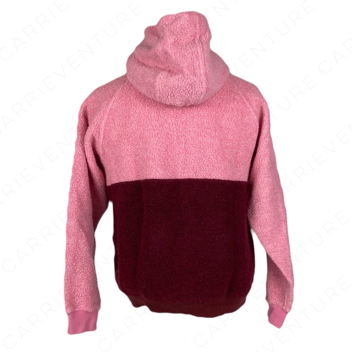 Outdoor Voices Megafleece Himalayan Seasalt Truffle Pink 1/2 Zip Fleece Jacket Size XS