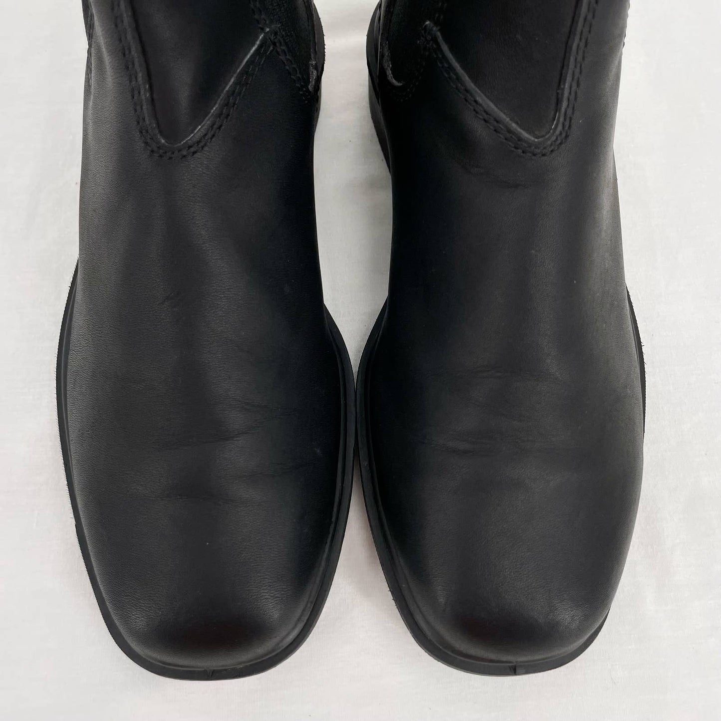 Blundstone Black Dress Boots Smooth Leather Square Toe Chelsea Style #063 Sz 5.5