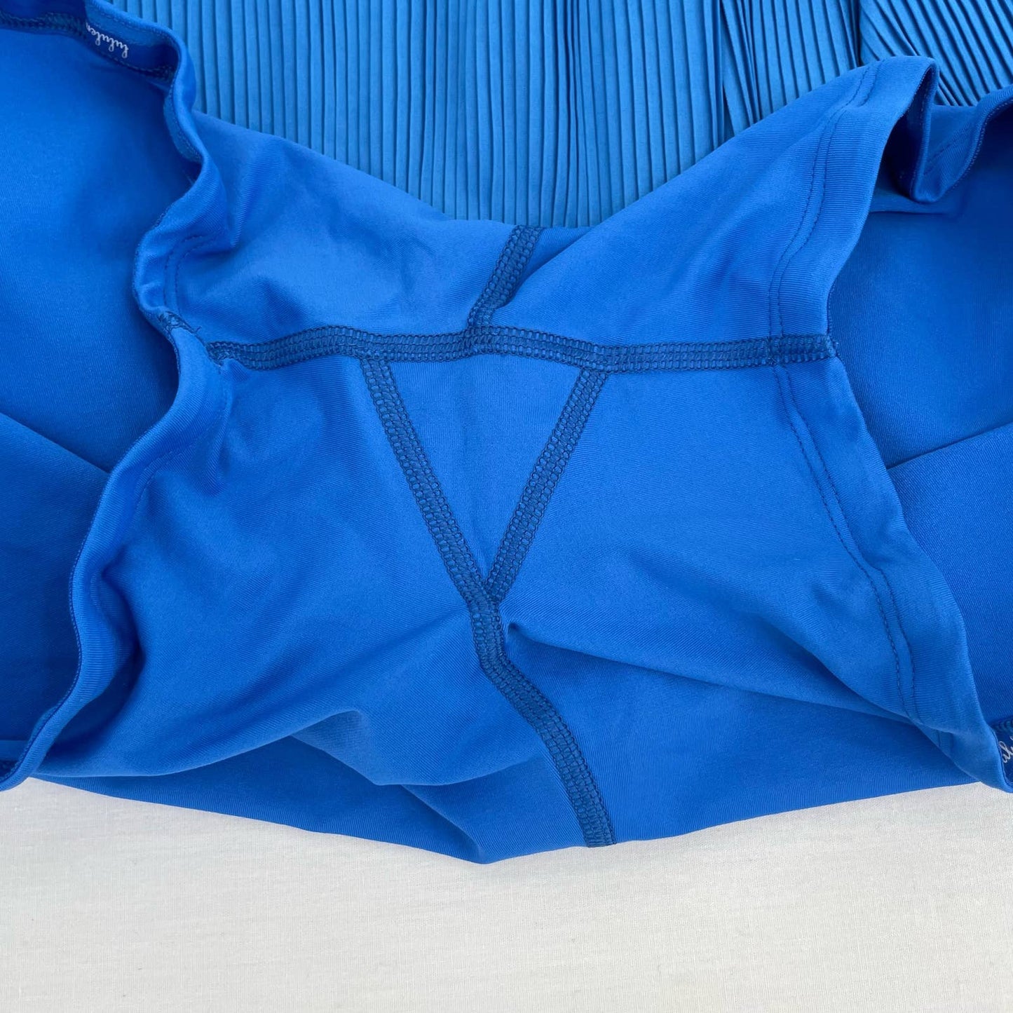 Lululemon Pleat to Street III Pipe Dream Bright Blue Tennis Skirt Active Skort Size 8