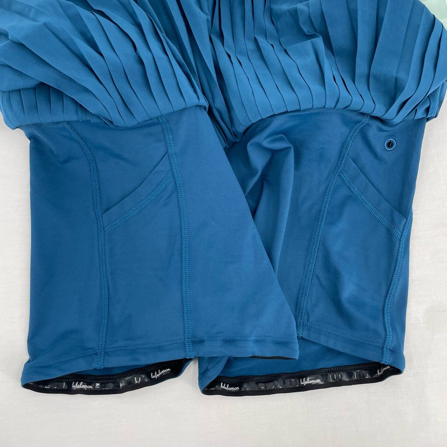 Lululemon Pleat to Street II Blue Aqua Poseidon Sea Mist Skirt Skort Ballerina Size 6