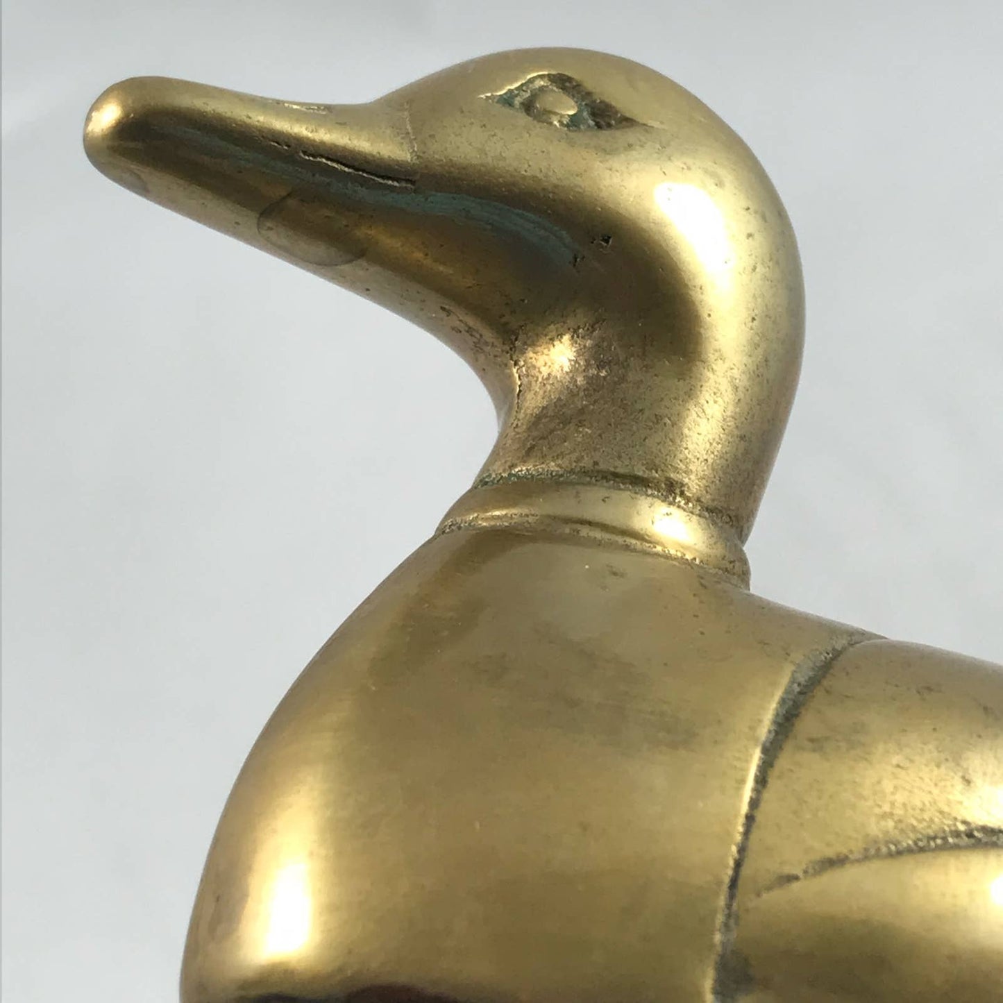 Vintage Brass Duck Rustic Cabin Mid-Century Shabby Farmhouse Traditional Decor