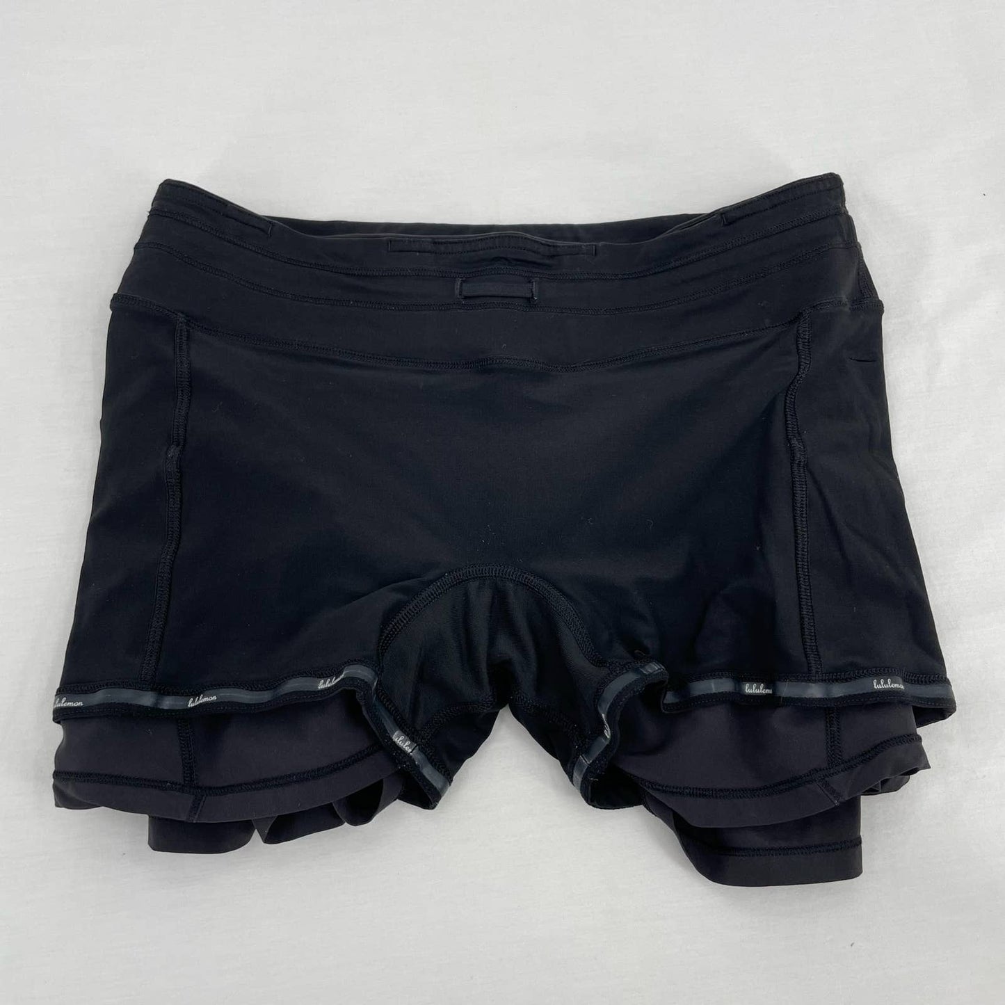 Lululemon Circuit Breaker Black Pleated Active Running Golf Tennis Skirt Skort Size 6