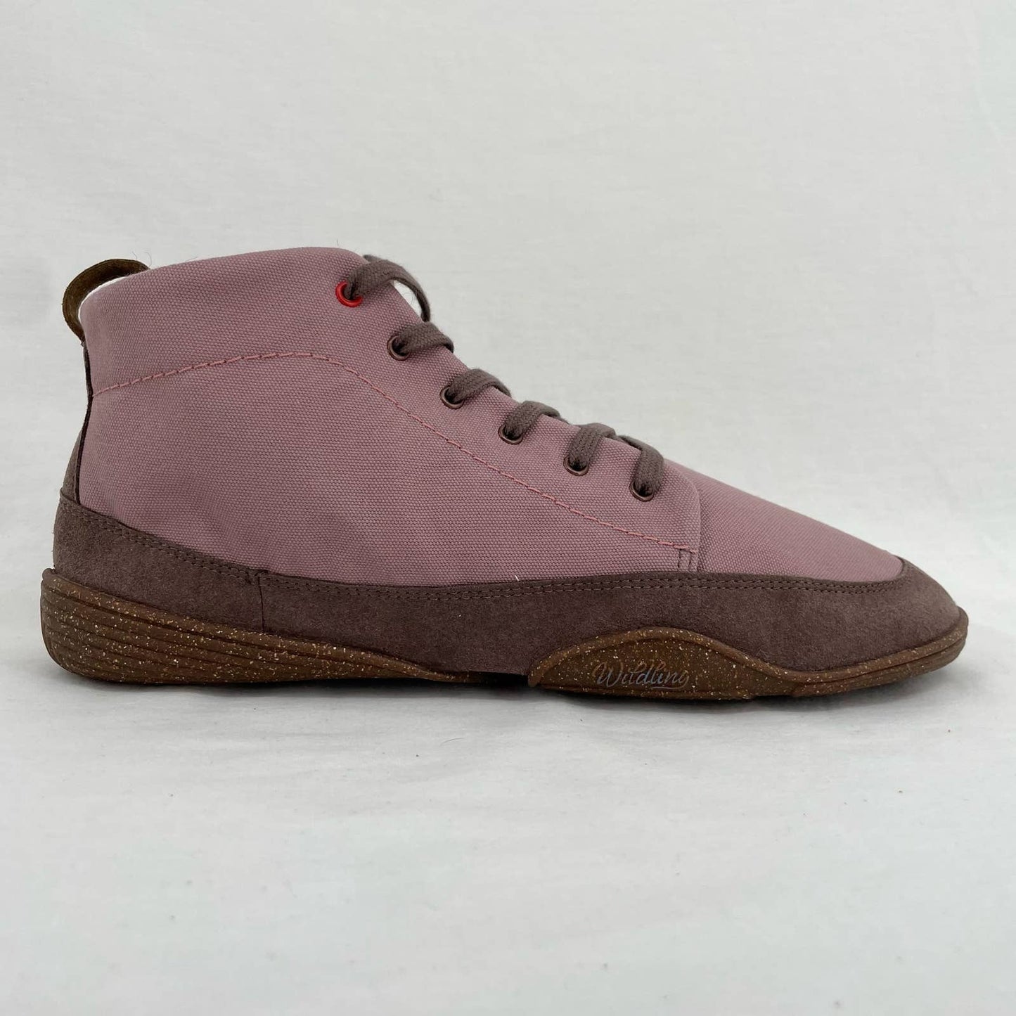 Wildling Winter Heath Rosewood Canvas Wool Barefoot Shoes Ankle Boots Unisex Size 43