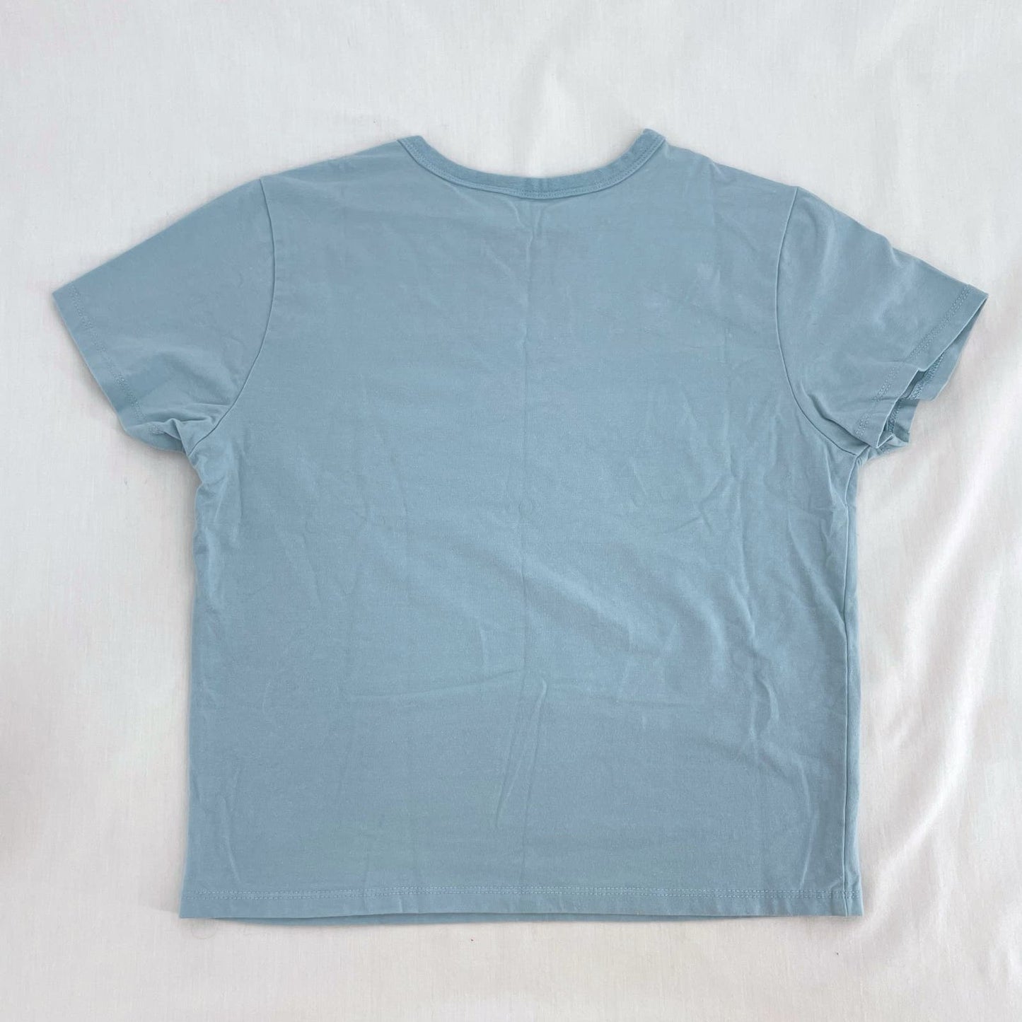 Taylor Swift Blue Baby Tee Too Soft For All Of It Sweet Nothing Midnights Heart Size M