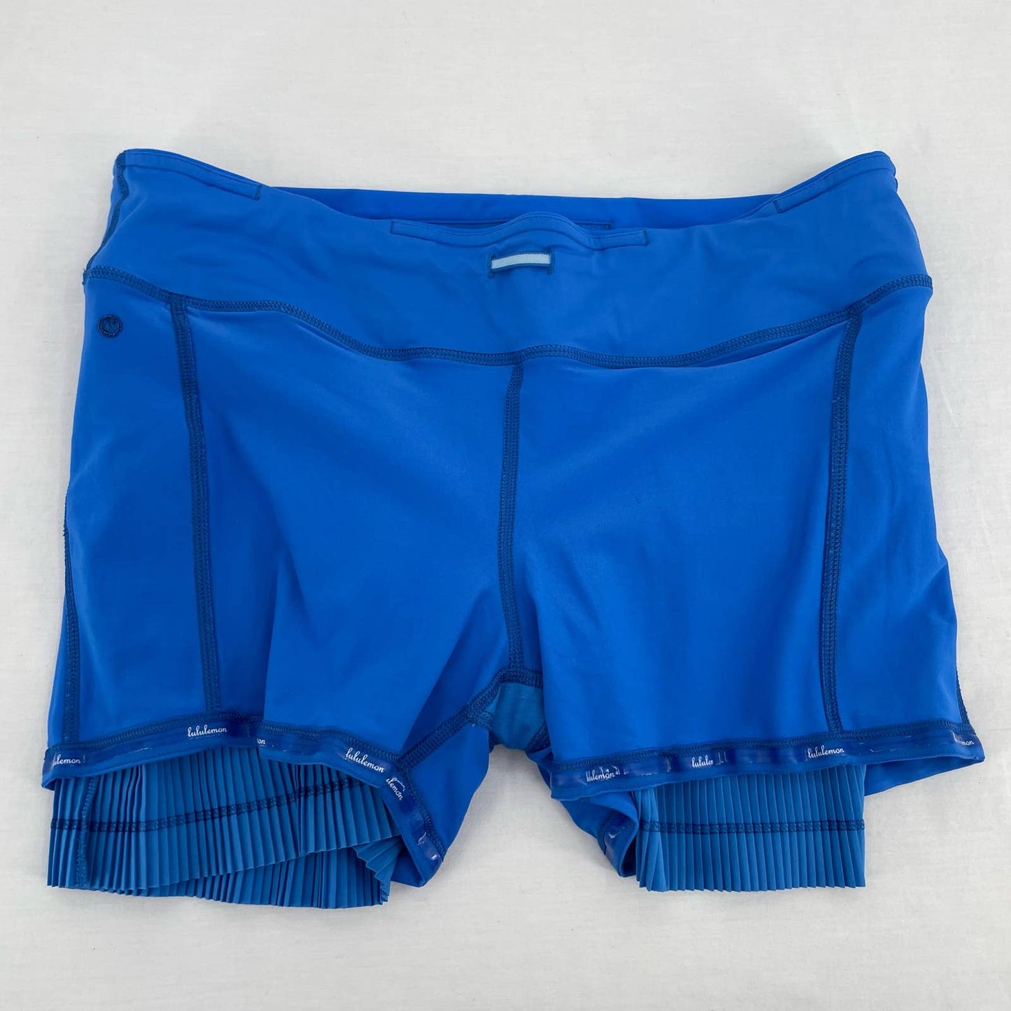 Lululemon Pleat to Street III Pipe Dream Bright Blue Tennis Skirt Active Skort Size 8
