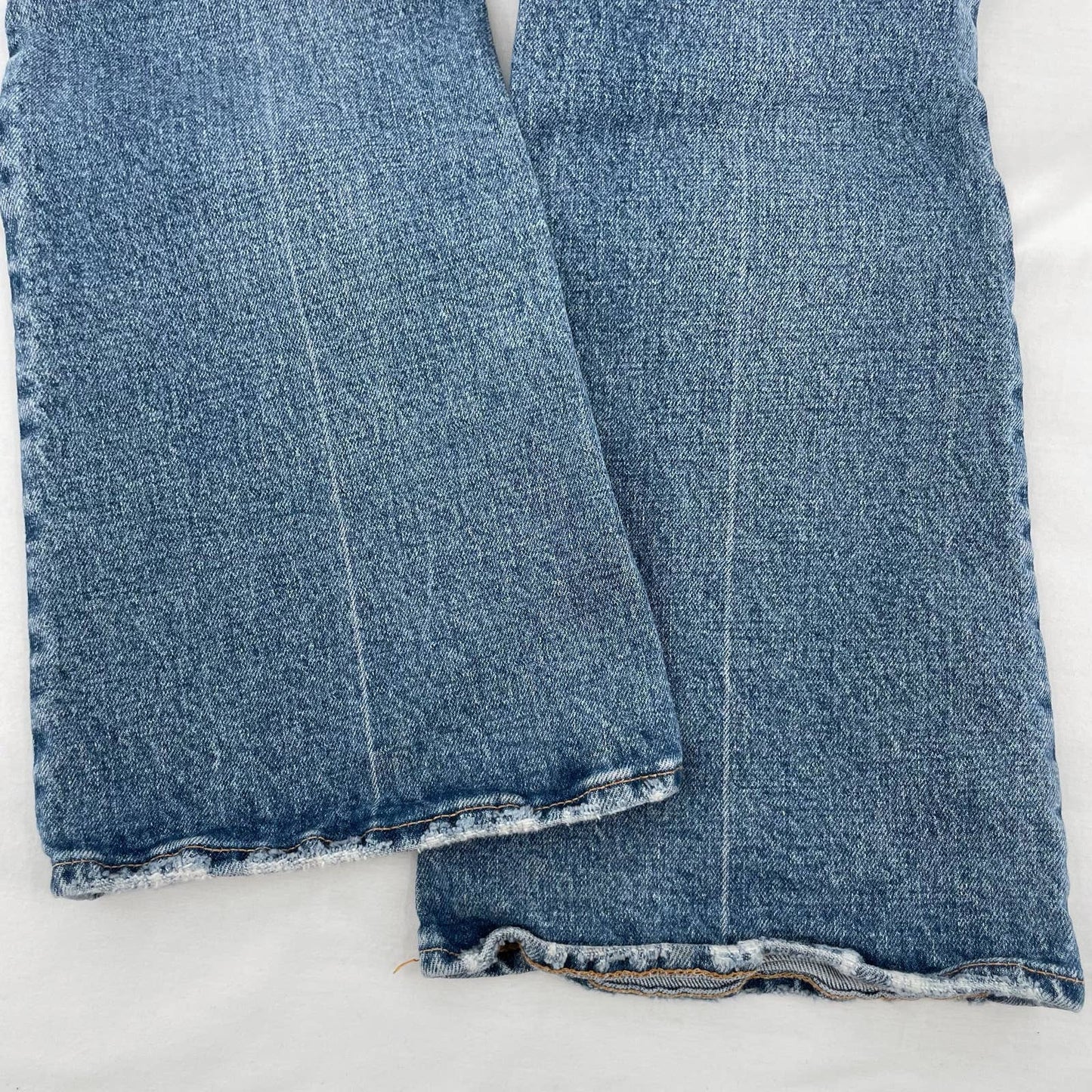 Moussy MVS Flare Leg Light Wash Faded Jeans High Rise 010CSA12-1400-6 Size 24
