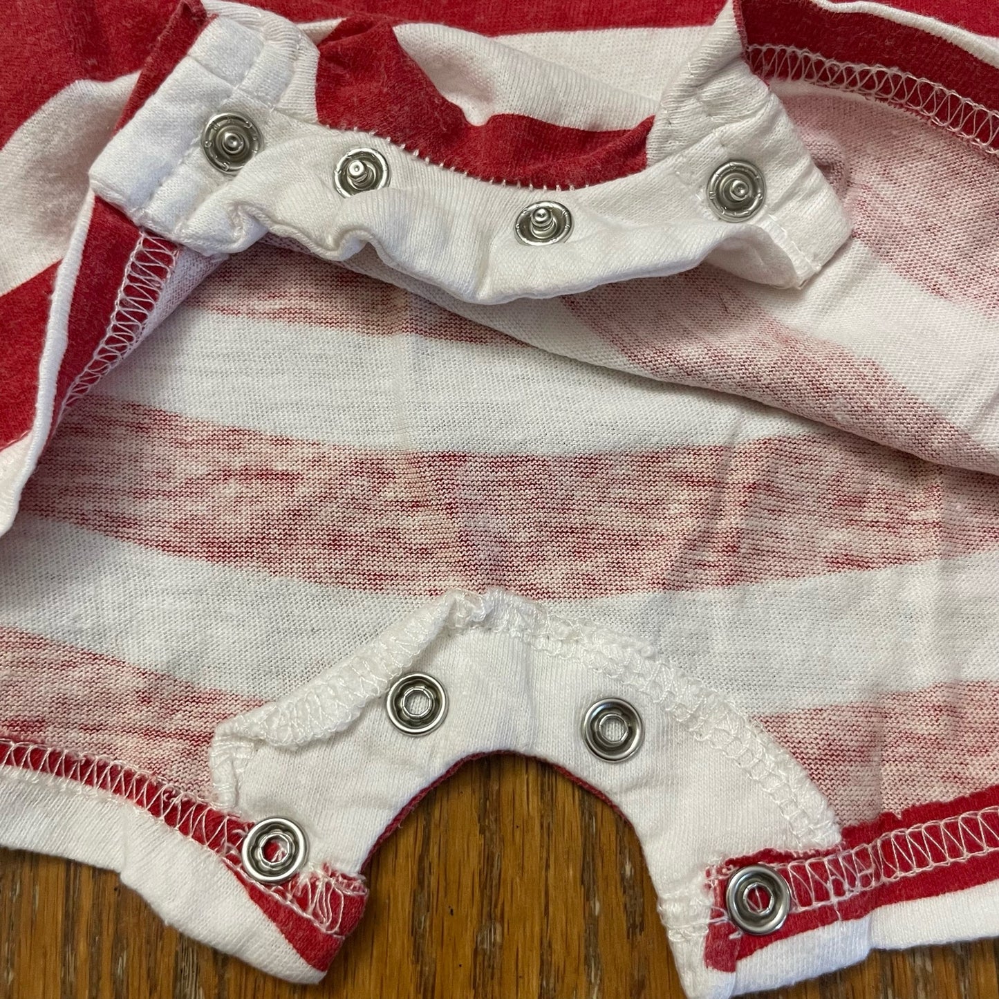 OBX American Flag Baby Romper Outer Banks July 4th Memorial Day Outfit 6 Months
