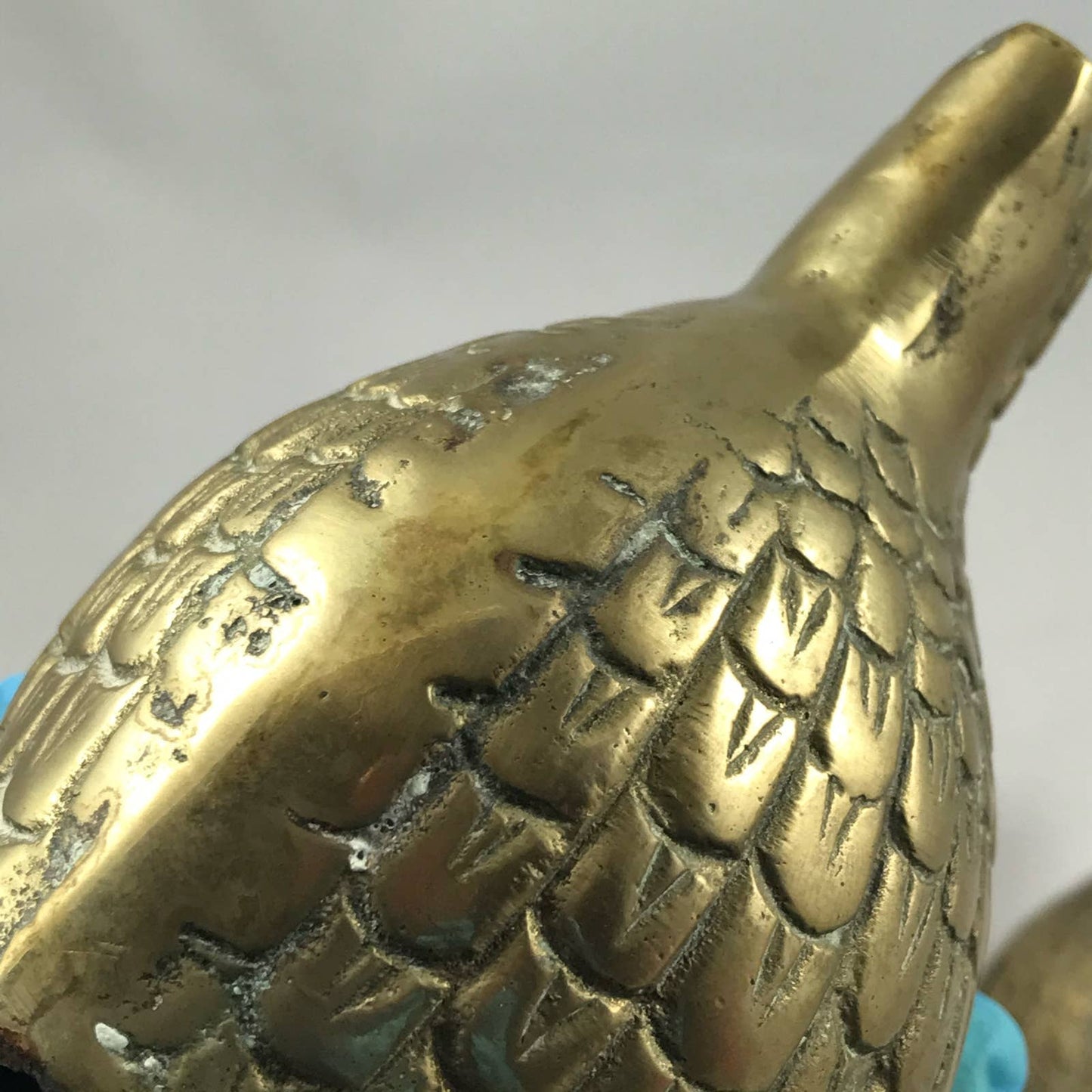 Vintage Brass Quail Grouse Set of 3 MidMod Game Bird Rustic Chic Farmhouse Decor
