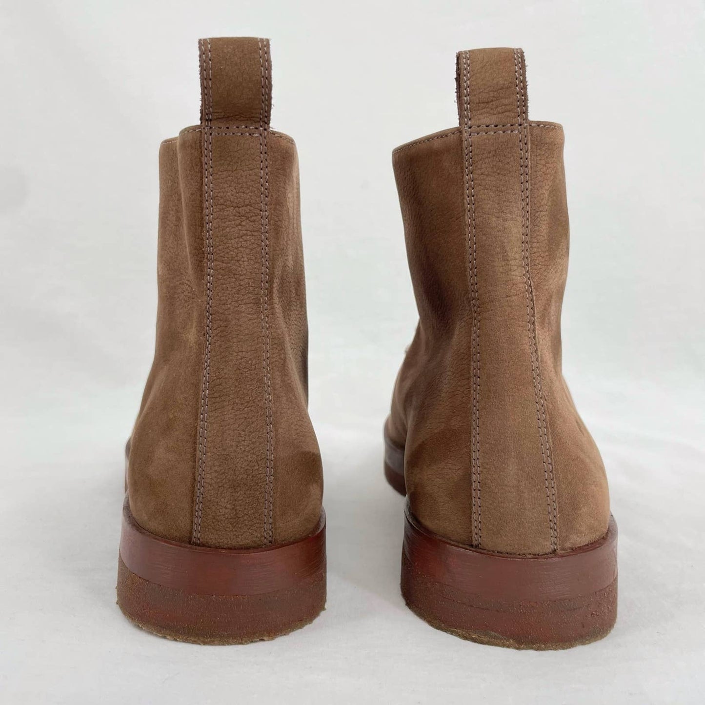 Jenni Kayne Canyon Boot Oiled Leather Nubuck Stone Retro Hiking Vibes Neutral Size EU 40