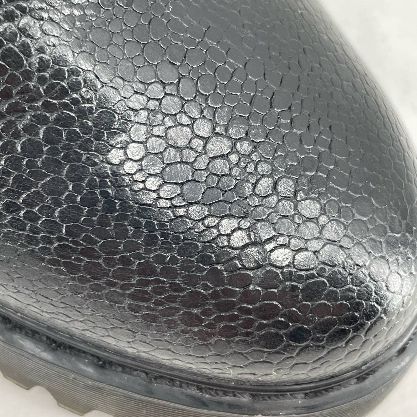 Dr. Martens Magdalena Fur Lined Black Witchy Grunge Leather Heeled Ankle Boot 10