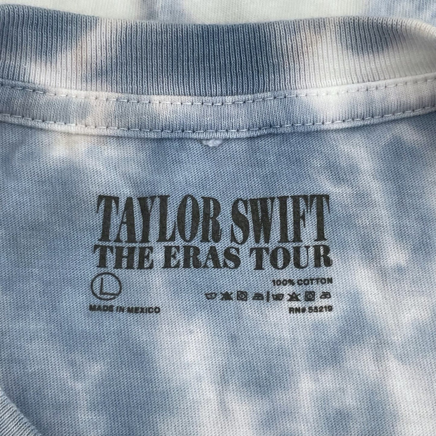 NEW Taylor Swift Eras Tour Tie Dye Tank Top Muscle Tee Stadium Exclusive Merch Size L