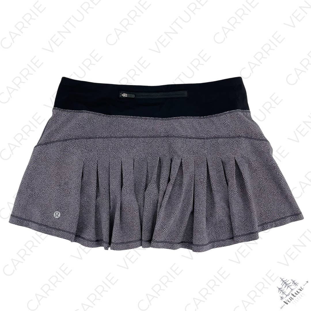 Lululemon Circuit Breaker II Skirt Disperse Dusky Lavender Purple Grey Skort Size 6