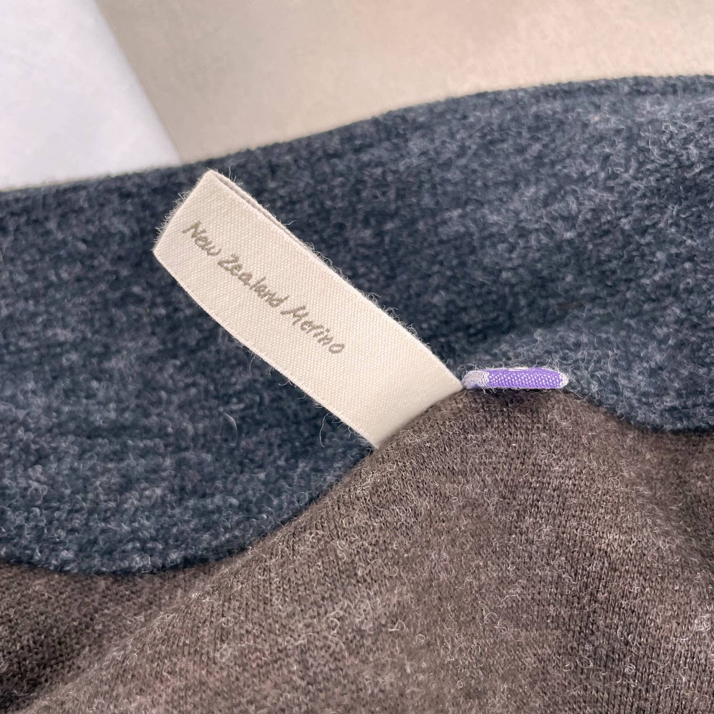 Ibex Merino Wool Full Zip Vest Brown Taupe Black Gray Pockets Outdoor Fit Size L
