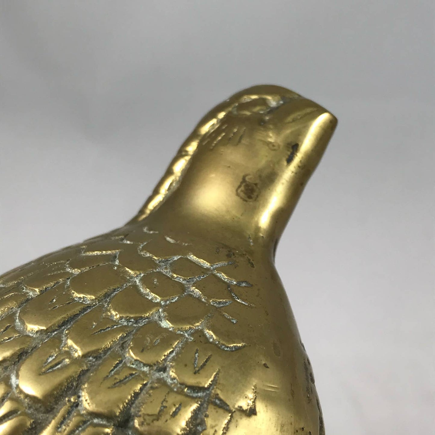 Vintage Brass Quail Grouse Set of 3 MidMod Game Bird Rustic Chic Farmhouse Decor