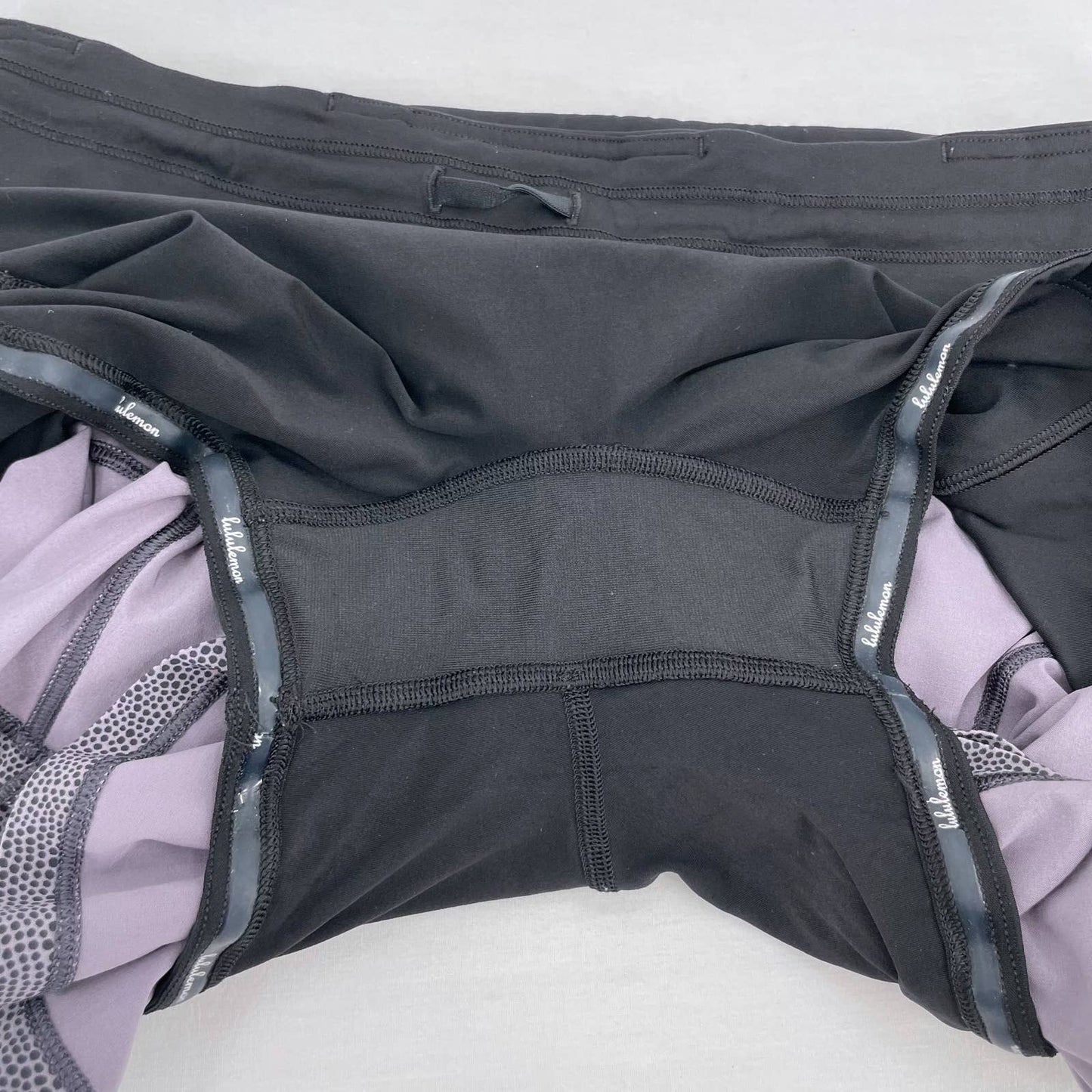 Lululemon Circuit Breaker II Skirt Disperse Dusky Lavender Purple Grey Skort Size 6