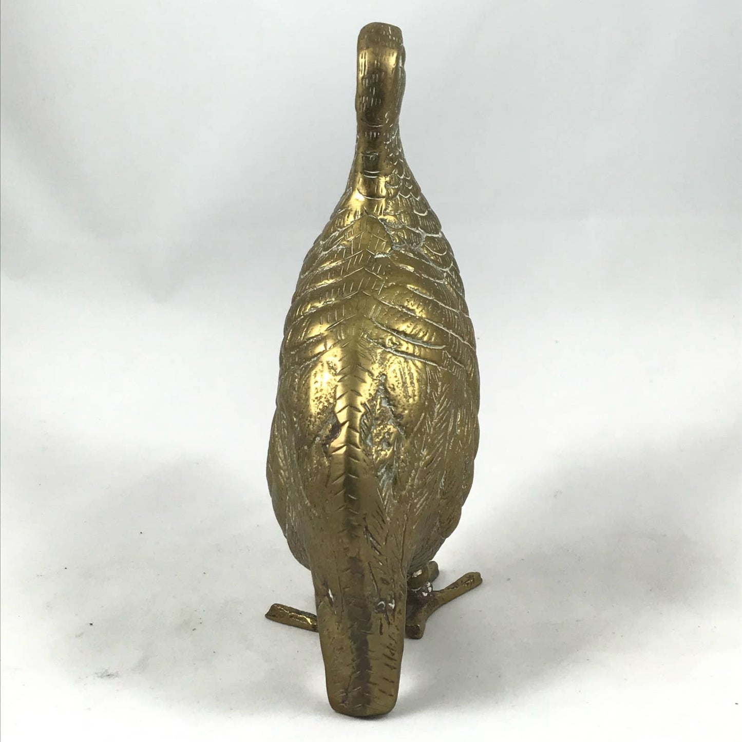Vintage Brass Quail Grouse Pair MidMod Game Birds Rustic Chic Farmhouse Decor