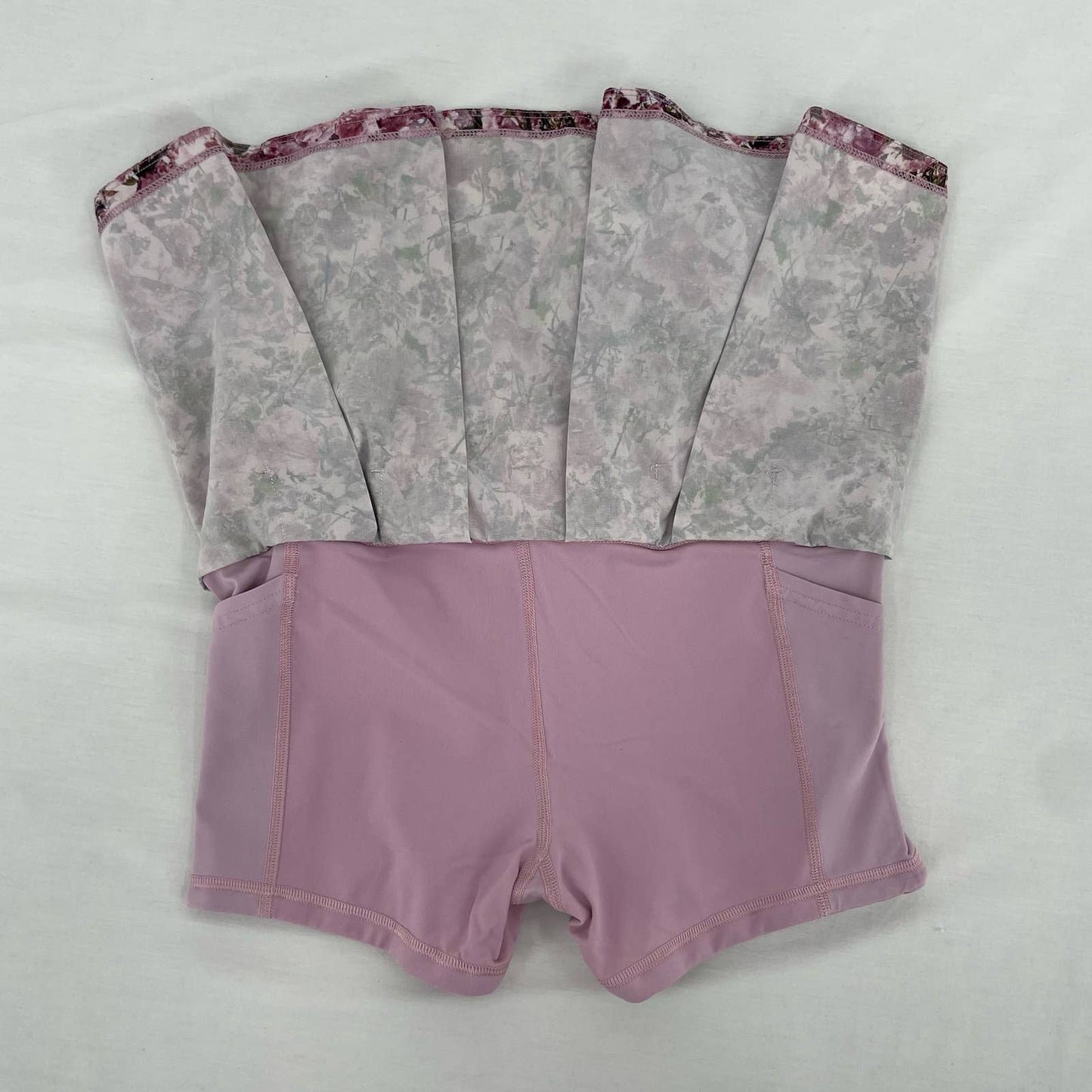 Lululemon Pace Rival Skirt Pink Blossom Spritz Floral Active Tennis Skort Size 4